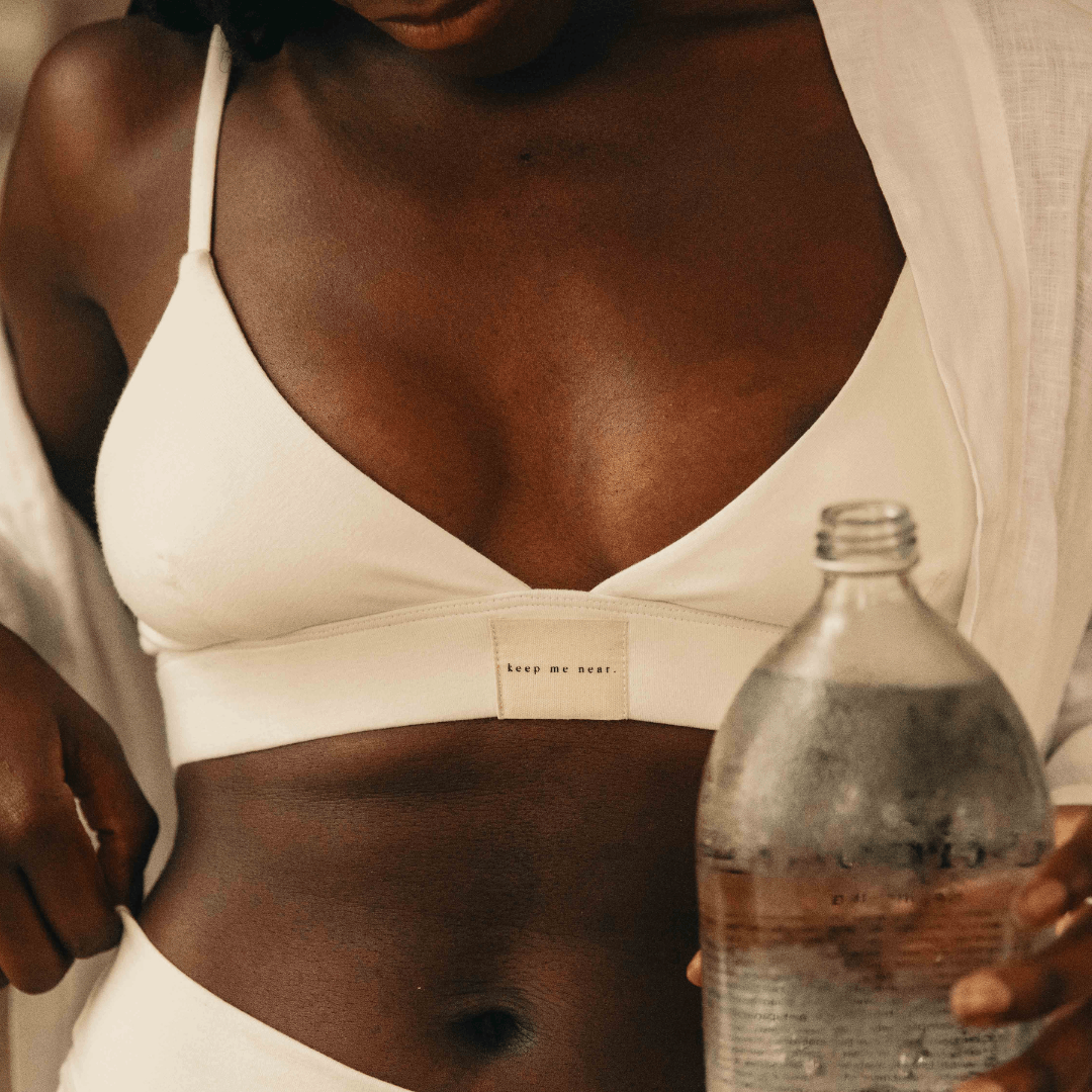 PRE ORDER - Organic Cotton Bralette - Keep me near. - PRE ORDER - Organic Cotton Bralette