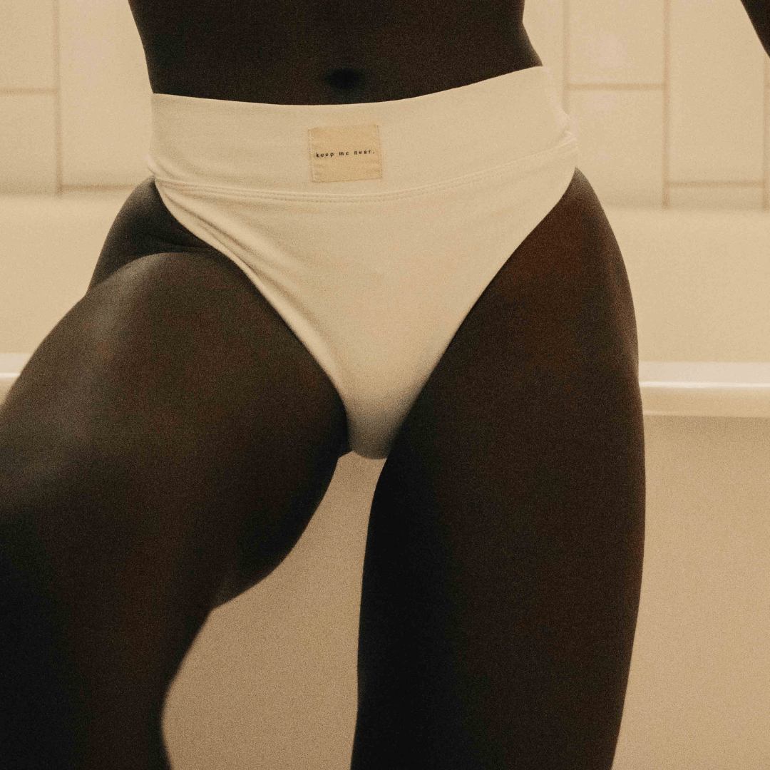 PRE ORDER - Organic High Waisted Thong - Keep me near. - PRE ORDER - Organic High Waisted Thong